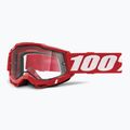 Cyklistické okuliare 100% Accuri 2 Enduro MTB neon/red/clear 5