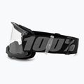 Detské cyklistické okuliare 100% Strata 2 Junior 50031-00001 black/clear 4