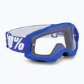 Detské cyklistické okuliare 100% Strata 2 Junior blue/clear
