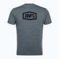 Pánsky cyklistický dres 100% Icon Tee sivý 20000-00028