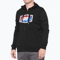 Pánska mikina 100% Official Zip Hoodie Fleece black