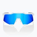 Slnečné okuliare 100% Speedcraft matte white/hiper blue multilayer mirror 2
