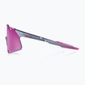 Slnečné okuliare 100% Hypercraft gloss light grey/purple multilayer mirror 3