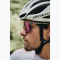 Slnečné okuliare 100% Hypercraft gloss light grey/purple multilayer mirror 4