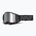 Cyklistické okuliare 100% Accuri 2 black/silver mirror