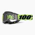Cyklistické okuliare 100% Accuri 2 OTG neon yellow/clear
