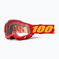Detské cyklistické okuliare 100% Accuri 2 Junior red/clear