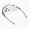 Slnečné okuliare 100% Speedcraft polished translucent grey/rose gold mirror photochrom 2