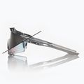 Slnečné okuliare 100% Speedcraft polished translucent grey/rose gold mirror photochrom 3