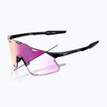 Slnečné okuliare 100% Hypercraft gloss black/photochromic purple mirror 6