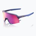 Slnečné okuliare 100% S3 satin storm metallic/purple mirror