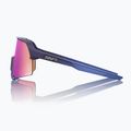 Slnečné okuliare 100% S3 satin storm metallic/purple mirror 2