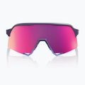 Slnečné okuliare 100% S3 satin storm metallic/purple mirror 4