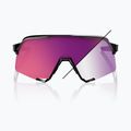 Slnečné okuliare 100% S3 LE gloss black/purple flash mirror photochromic 4