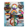 Placky Crocs Love Is Love love is love 13 pack 5