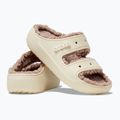 Šľapky Crocs Classic Cozzzy Sandal bone/mushroom 13