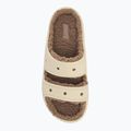 Šľapky Crocs Classic Cozzzy Sandal bone/mushroom 5