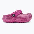 Detské žabky Crocs Classic Lined Glitter Clog fuchsia fun/multi 3