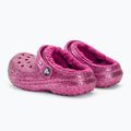 Detské žabky Crocs Classic Lined Glitter Clog fuchsia fun/multi 4