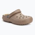 Šľapky Crocs Classic Lined Clog mushroom/bone