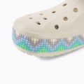 Šľapky Crocs Bayaband Chevron Band Clog stucco/multi 8