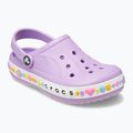Detské šľapky Crocs Bayaband Charm Band Clogs orchid 9