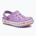 Detské šľapky Crocs Bayaband Charm Band Clogs orchid 2