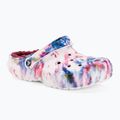Dámske žabky Crocs Classic Lined Tie Dye Clog bordeaux/multi