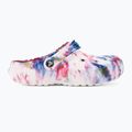 Dámske žabky Crocs Classic Lined Tie Dye Clog bordeaux/multi 3