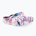 Dámske žabky Crocs Classic Lined Tie Dye Clog bordeaux/multi 5