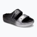 Crocs Classic Cozzzy Glitter Sandal black/silver žabky 8