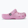 Šľapky detské ,sandále, Crocs Classic Glitter Clog flamingo 3