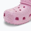 Šľapky detské ,sandále, Crocs Classic Glitter Clog T flamingo 8