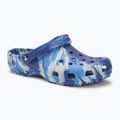 Šľapky Crocs Classic Marbled Clog blue bolt/multi