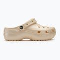 Dámske Šľapky Crocs Classic Shimmer Platform Clog vanilla 3