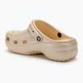 Dámske Šľapky Crocs Classic Shimmer Platform Clog vanilla 4