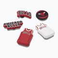 Ozdoby na topánky  Crocs Jibbitz™ NBA Chicago Bulls 5 ks  2