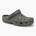 Šľapky Crocs Classic Crocskin dusty olive