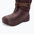 Dámske snehové topánky Crocs Classic Neo Puff Luxe dark cherry 7