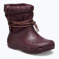 Dámske snehové topánky Crocs Classic Neo Puff Luxe dark cherry 8