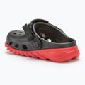 Detské šľapky Crocs Duet Max II Clog Toddler black/varsity red 4