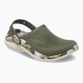 Crocs LiteRide 360 Marbled Clog army green/multi žabky 9