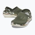 Crocs LiteRide 360 Marbled Clog army green/multi žabky 10