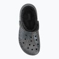 Dámske šľapky Crocs Baya Platform Lined Glitter Clog black giltter 6