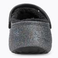 Dámske šľapky Crocs Baya Platform Lined Glitter Clog black giltter 7