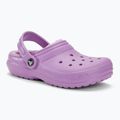 Šľapky detské ,sandále, Crocs Classic Lined orchid 2