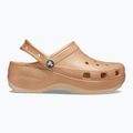 Dámske šľapky Crocs Classic Platform Glitter shitake 10