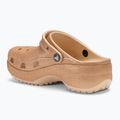 Dámske šľapky Crocs Classic Platform Glitter shitake 4