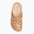 Dámske šľapky Crocs Classic Platform Glitter shitake 6