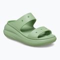 Dámske šľapky Crocs Classic Crush Sandal fair green 8